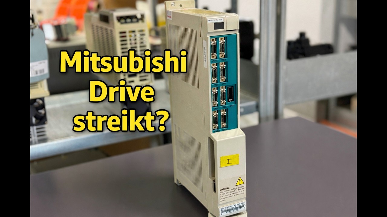 Reparaturfall aus der CNC Praxis: Mitsubishi Servo Drive Unit MDS-A-V2-1005 mit Alarm Al. 50