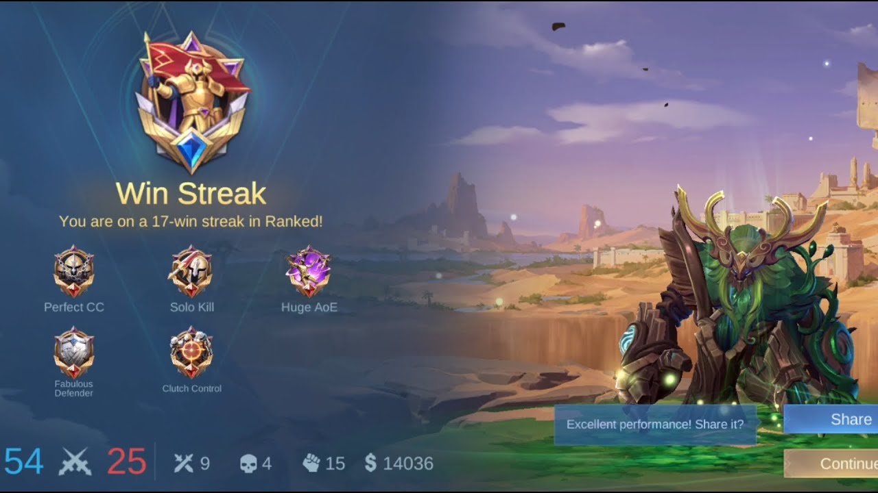 #9 kill bad experience while playing with belerick.Win streak from 16 to 17