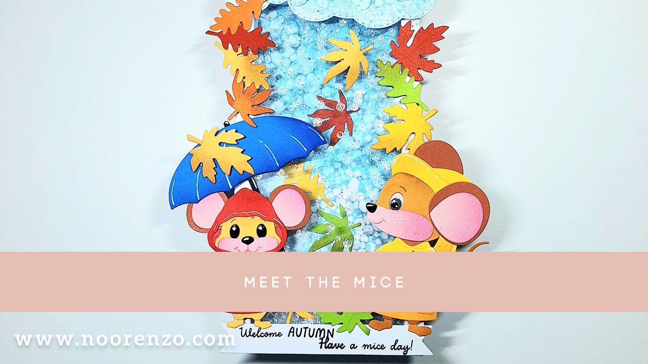 Kaarten maken met ECD Meet the mice door Natalie