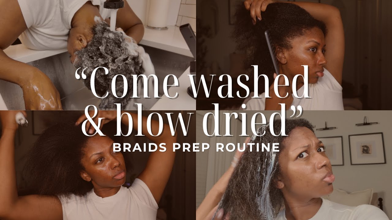 How to Prep Your Hair For Braids | Braids Prep Wash Day | Niara Alexis