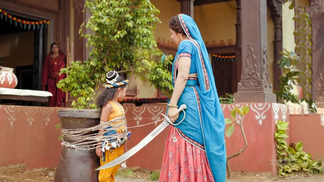 माखन चोरी करने पर मिली कृष्णा जी को सजा | #यशोमतीमैय्याकेनंदलाला | #Shree Krishna Leela | #Kanha