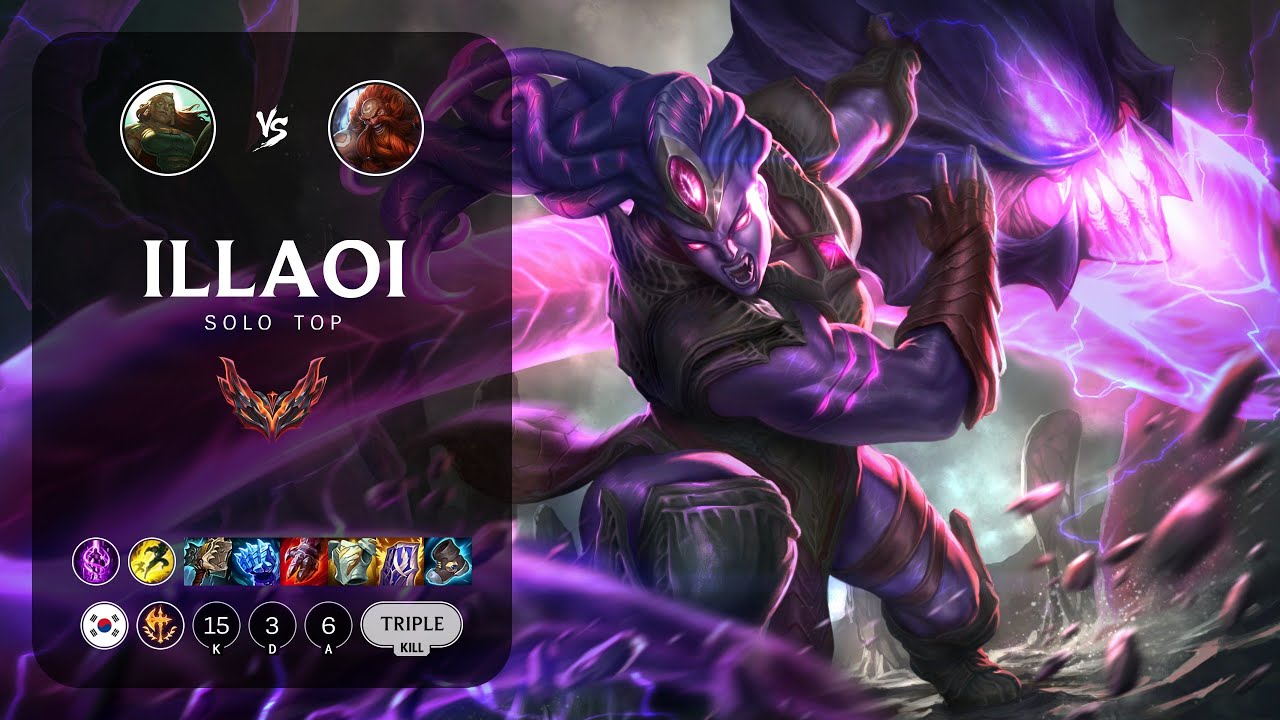 Illaoi Top vs Gragas - KR Grandmaster Patch 13.23