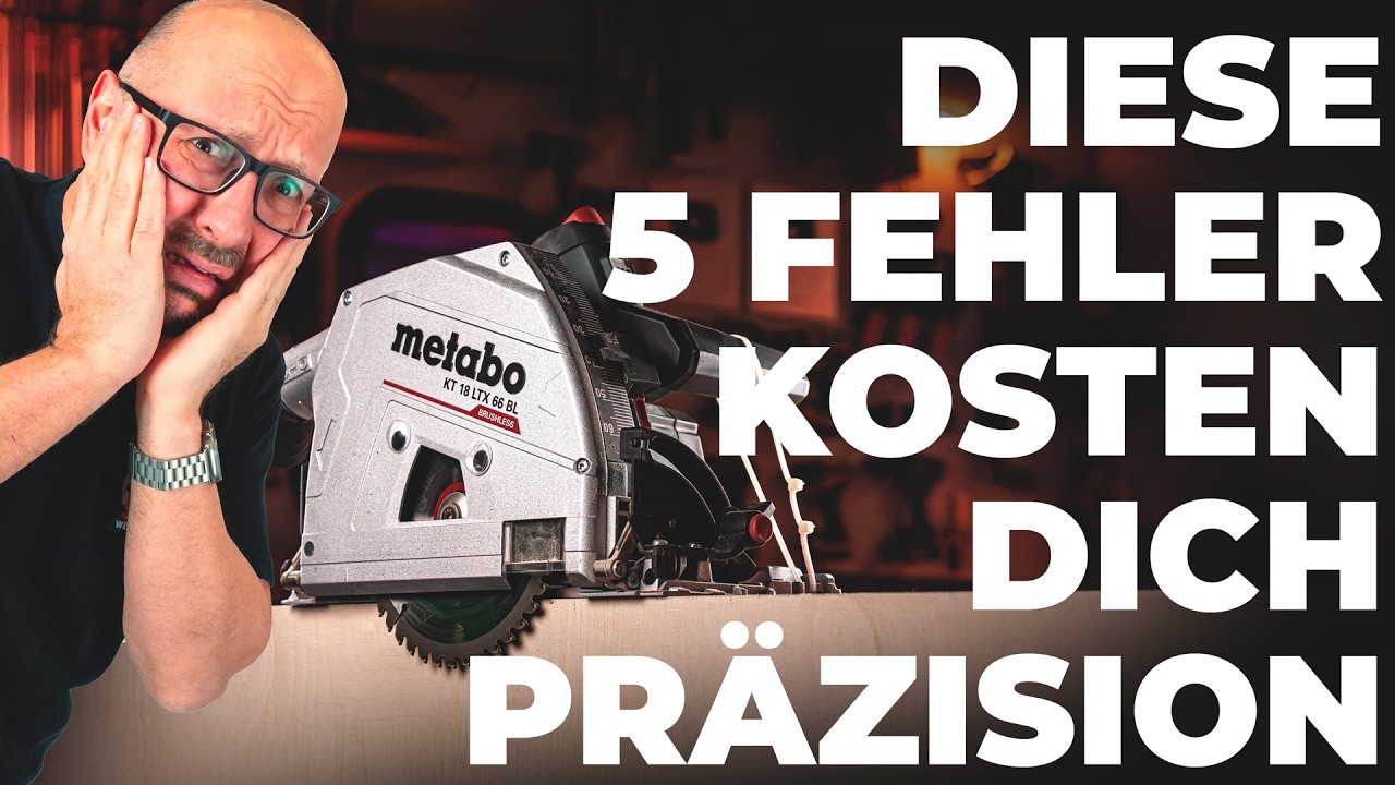 Diese 5 Fehler macht fast JEDER mit Tauchsägen