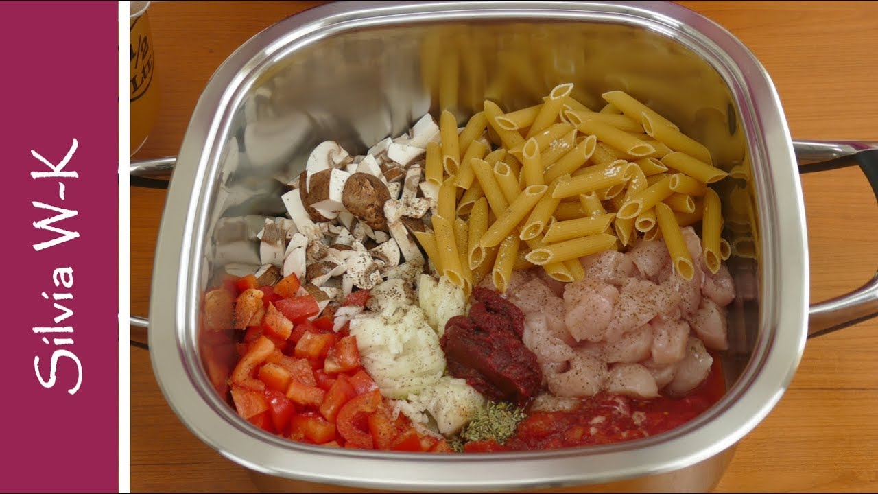 Hähnchen-Rigatoni / One-Pot-Wonder