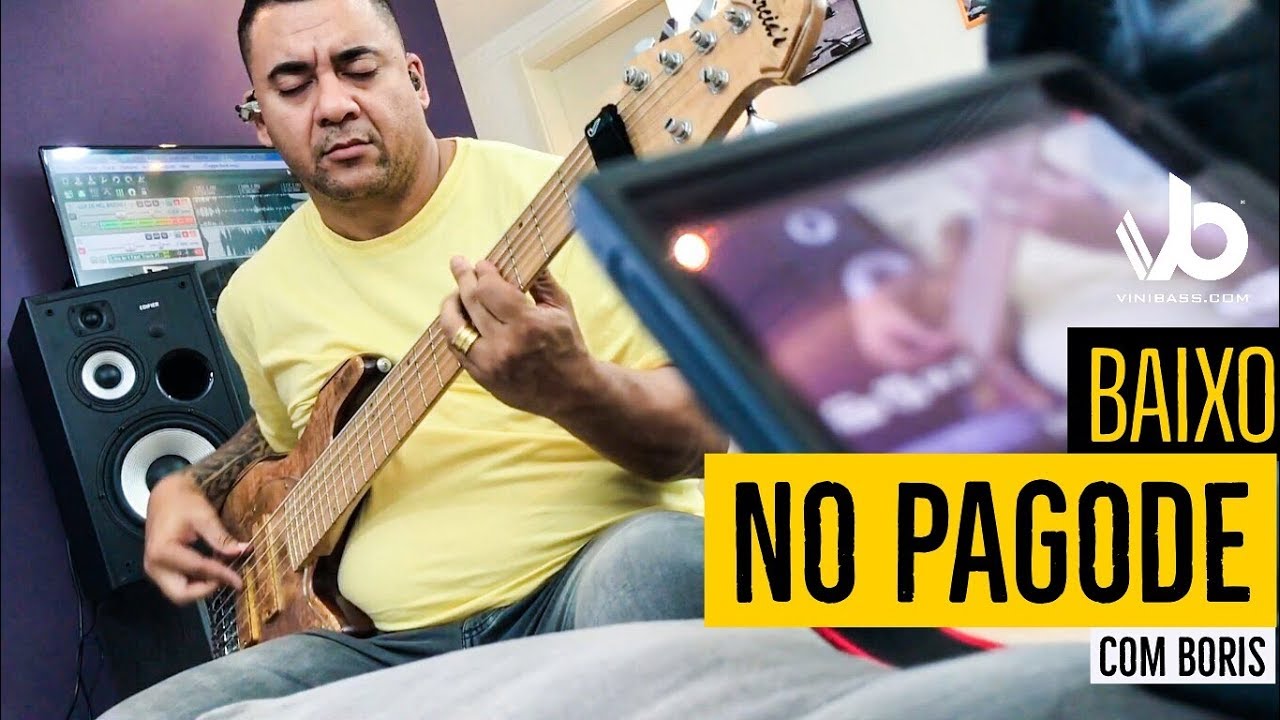 BAIXO NO PAGODE - Baixistas Que Inspiram#4 - com Bóris │ViniBass®  HD