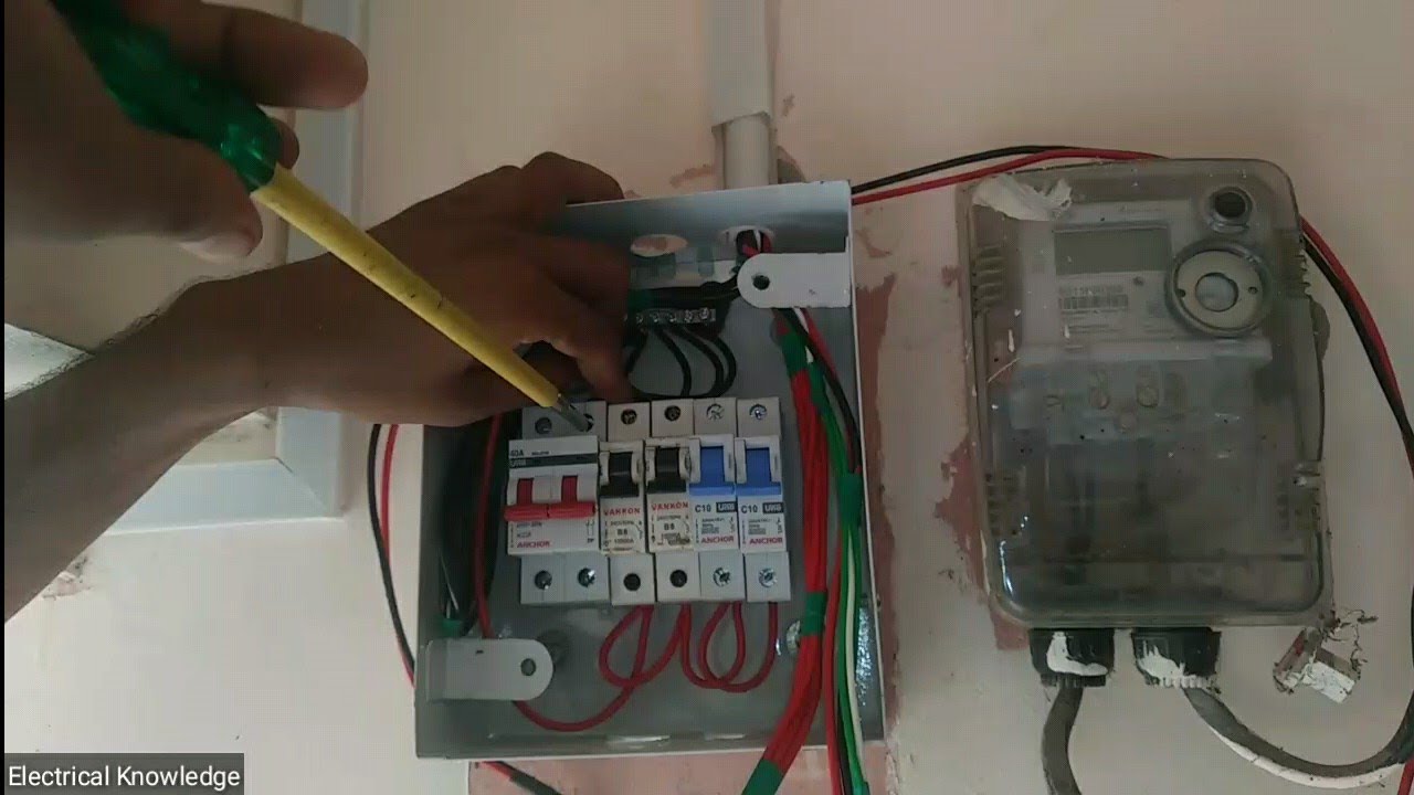 6 model MCB Box wiring connection||4Room Wiring  Connection Kaise Karen||Electrical knowledge 2022