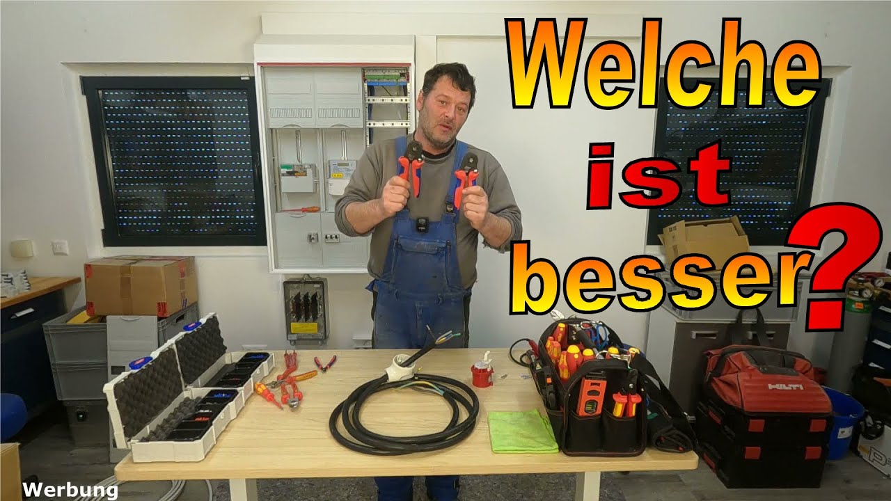 Presszangen zum Crimpen vergleich 🤔Knipex  Selbsteinstellende Crimpzange ⚡Freunde des Stroms⚡