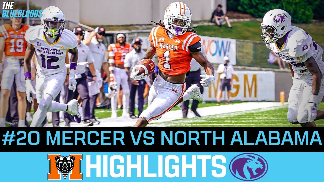 Mercer vs North Alabama Highlights (2023 FCS Kickoff Highlights) | The Bluebloods