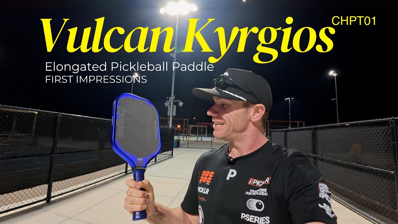 Vulcan Nick Kyrgios Pickleball Paddle Review | Gen4 Dual Foam 16mm Elongated (First Play Test)