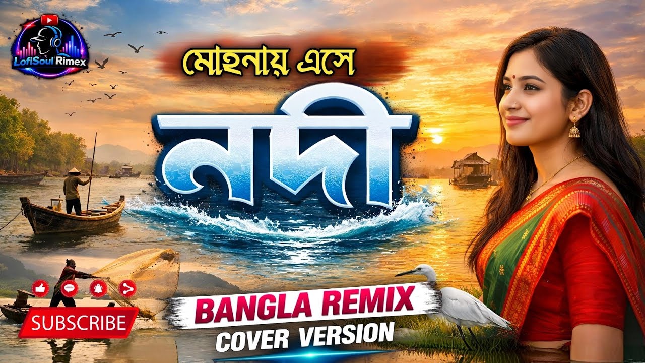 Heart Touching Bangla Cover | Mohonay Ese Nodi | LofiSoul Remix