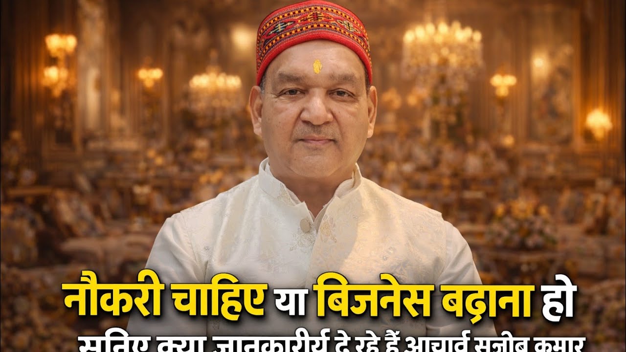 रोज़गार और व्यापार से जुड़ी अहम जानकारी, आचार्य संजीव कुमार की विशेष सलाह