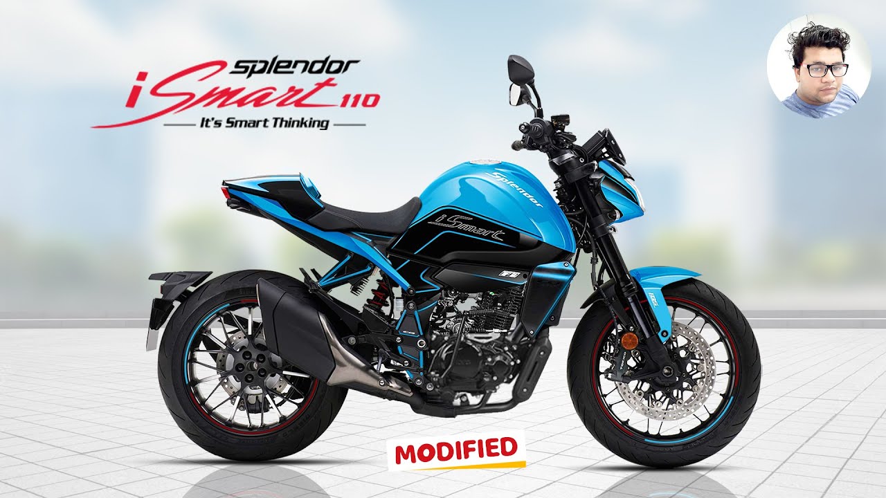 Hero Splendor iSmart 110 cc bike Modified (Get a New look) 2023