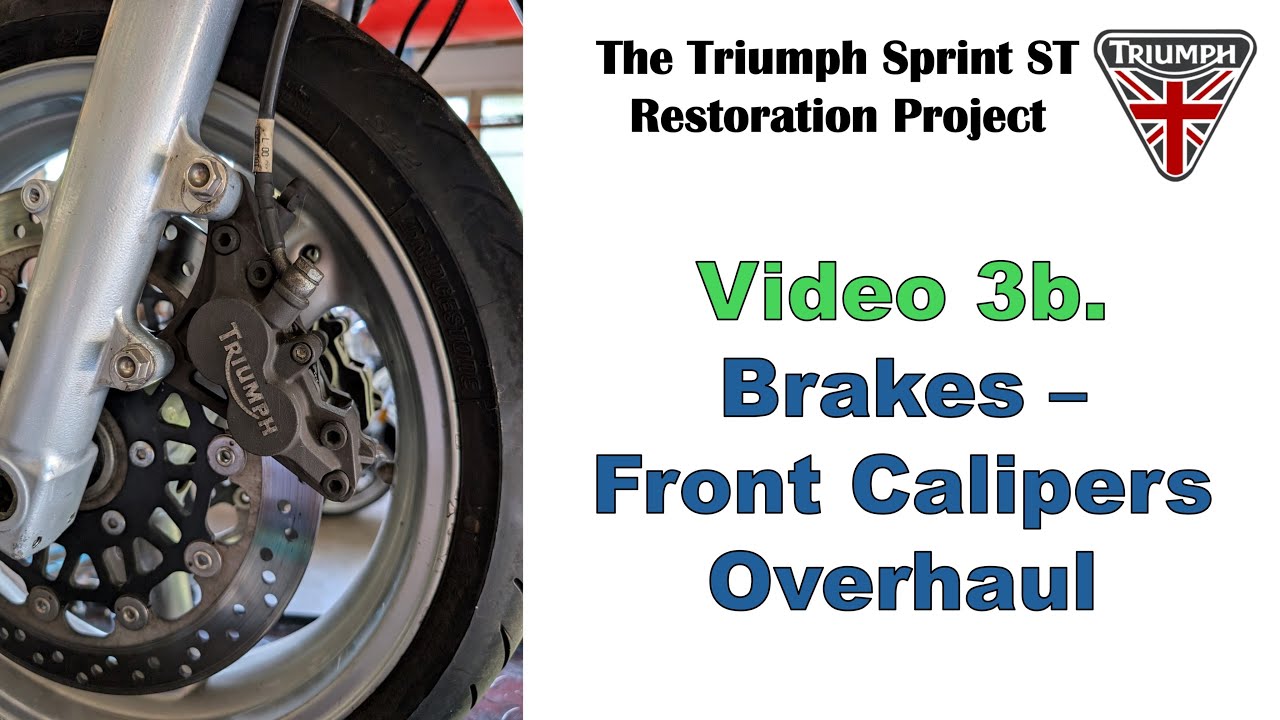 Проект реставрации Triumph Sprint ST 955i. Видео 3b: Тормоза - Капитальный ремонт переднего суппо...
