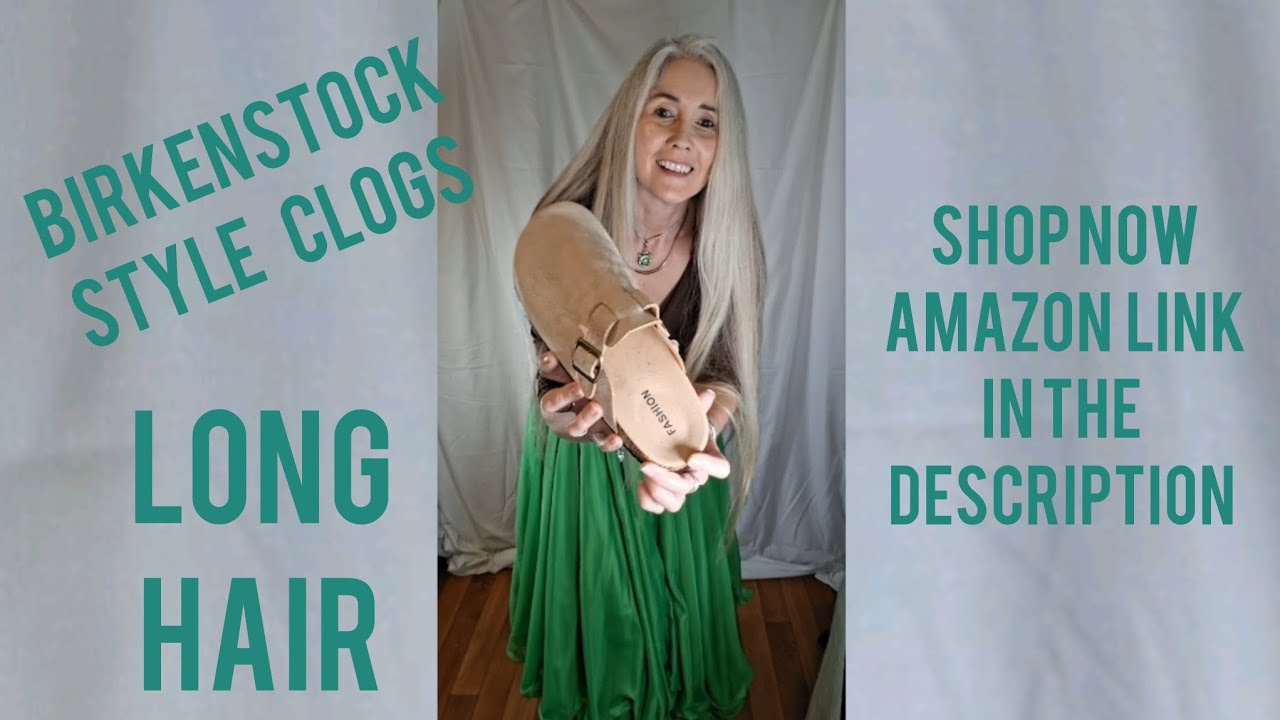 ❤️Birkenstock Style Clogs & Long Hair Read The Connection & Order Yours From The Description 