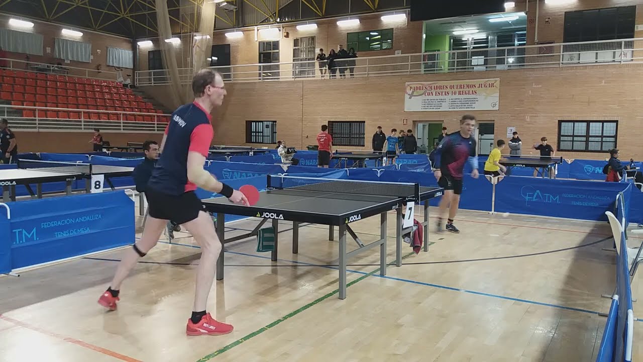 CIRCUITO ANDALUZ - ALCALA 2025/26 IGOR SASHENKOV vs ALEJANDRO CHICA -TENIS DE MESA