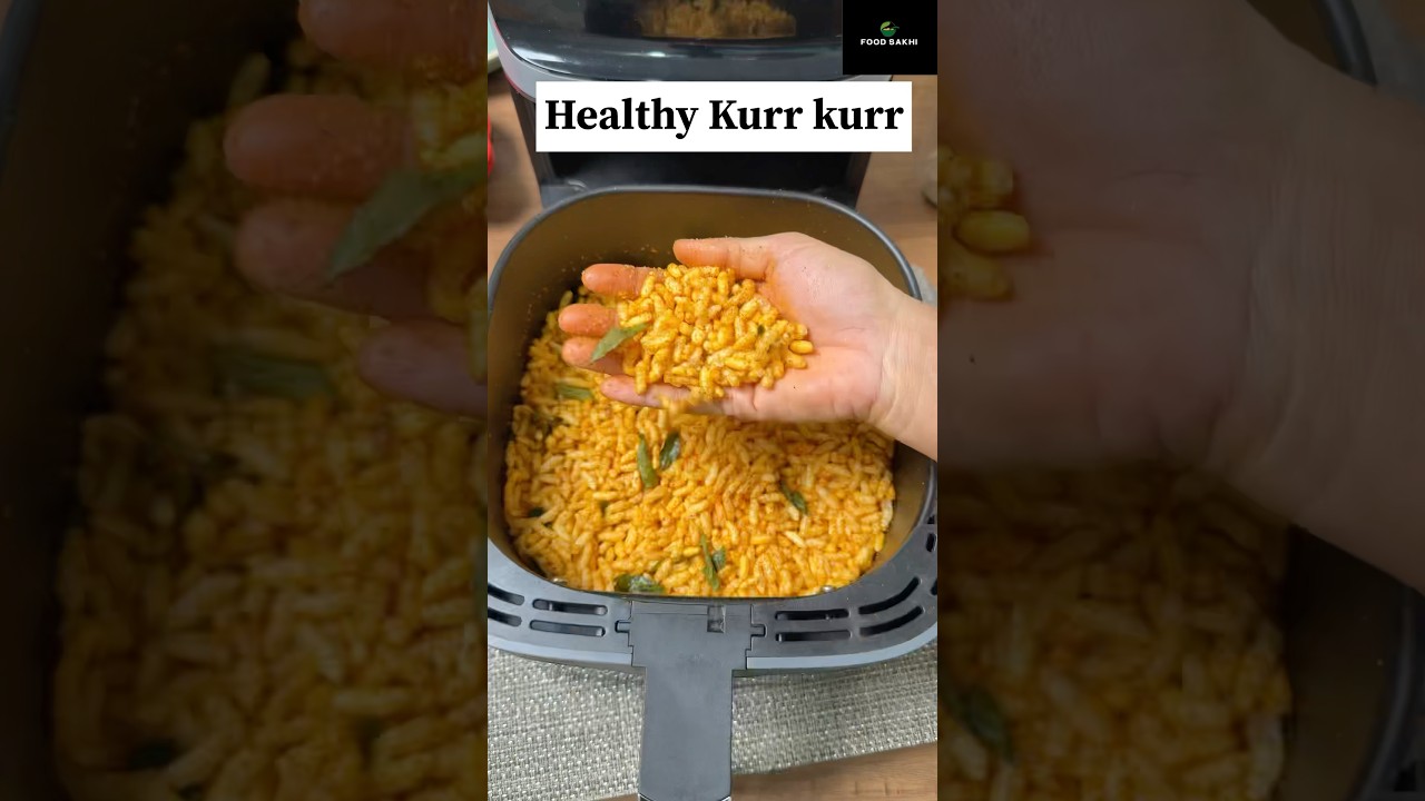 Viral spicy kurmura murmura Snack in air fryer #yt #viralreels #trendingshorts #shorts #ytshorts