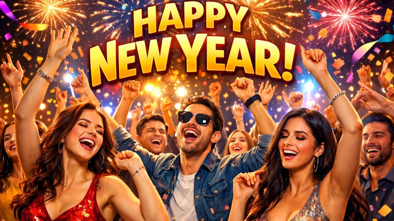 Happy New Year 2026 🎉 | सारी सारी रात हम नाचेंगे | Hindi Party Song