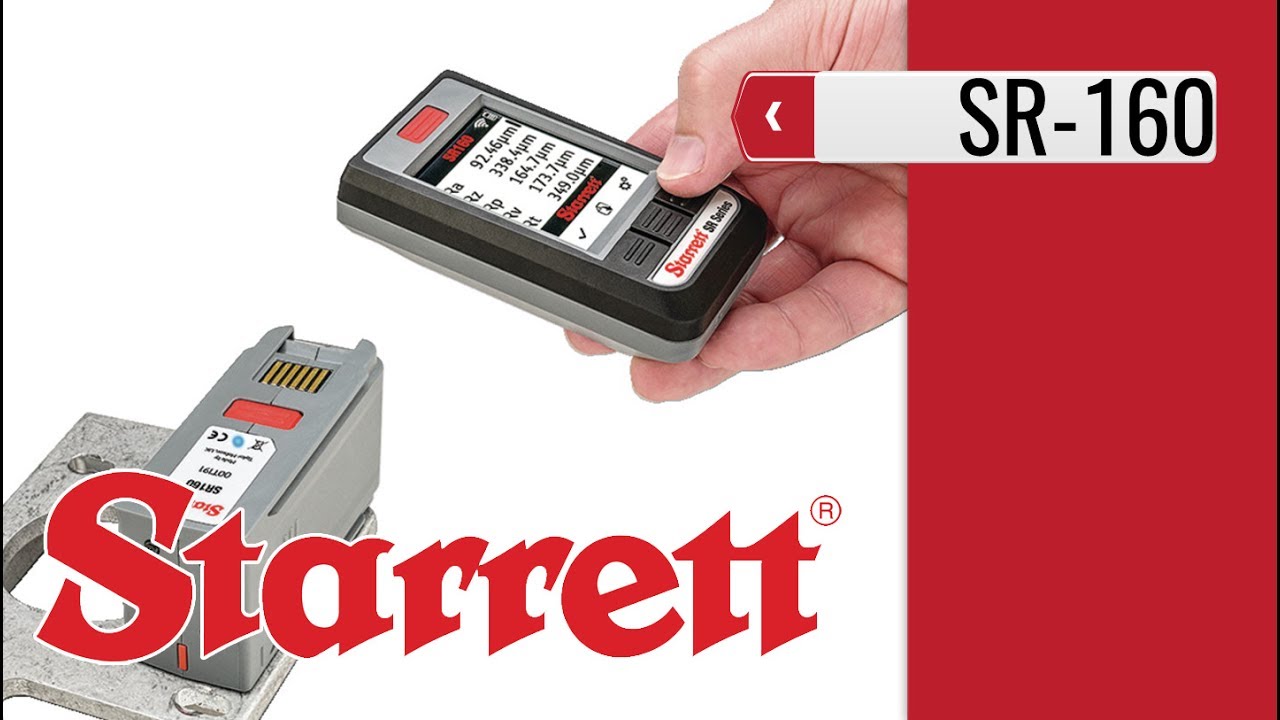Starrett SR160 - Surface Roughness Tester (product video presentation)