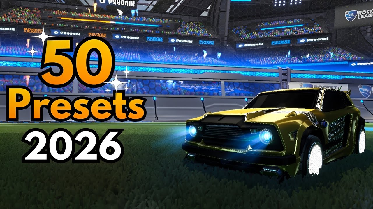 Best Rocket League Presets 2026 (50 Clean & Tryhard Designs)
