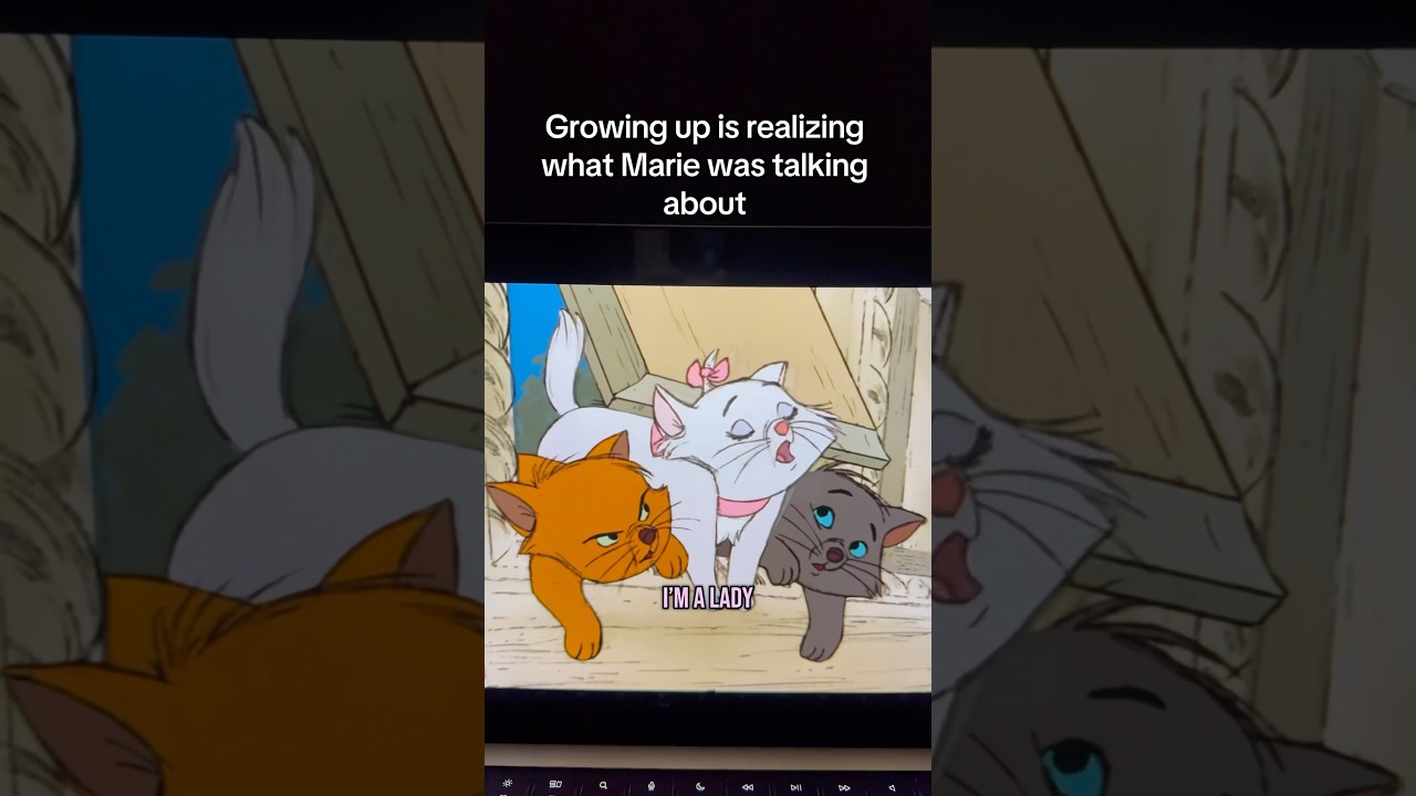 Marie 🎀 #marie #aristocats #olddisney #nostalgia #disney #disneyplus #quotes #fyp #coquette