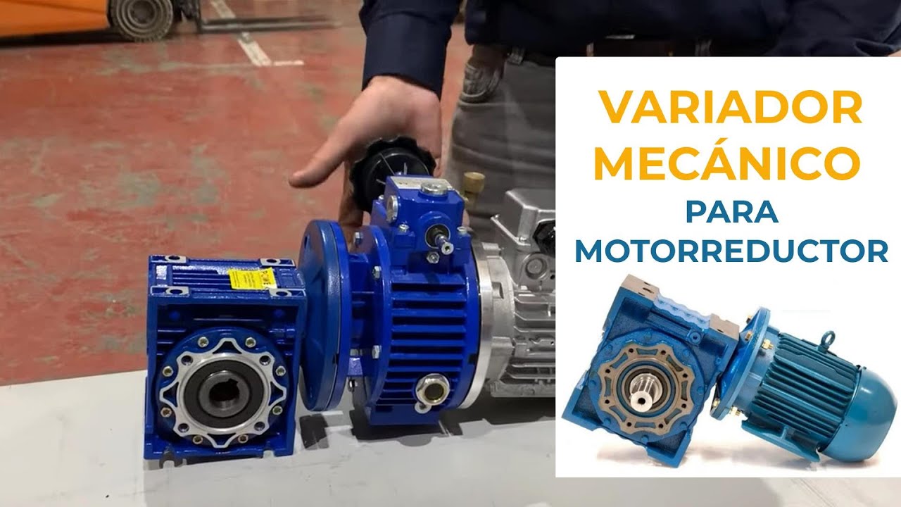 Motorreductor con variador mec&aacute;nico
