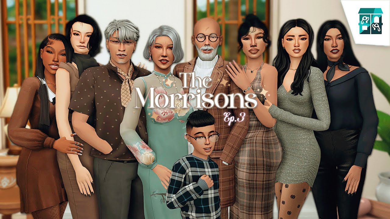 first time seeing our family in years!  // The Morrisons — The Sims 4: For Rent Let’s Play (Ep.3)