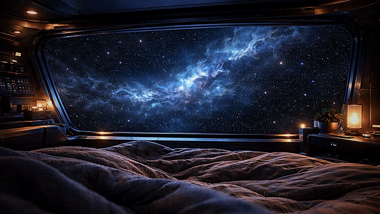 Fall Asleep in 5 Minutes Inside This Space Ship 🚀 Deep Space Sleep Sounds