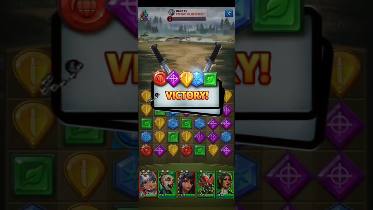Puzzle Combat: Alliance War - Epic Ghost Legends vs Бородатые дровосеки