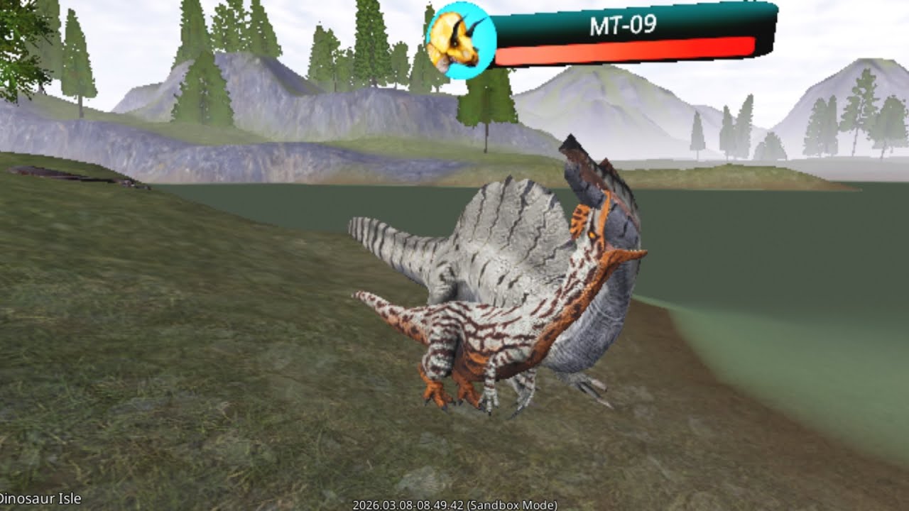 Sobreviviendo con el guanlong en The cursed isle#gaming #thecursedisle 