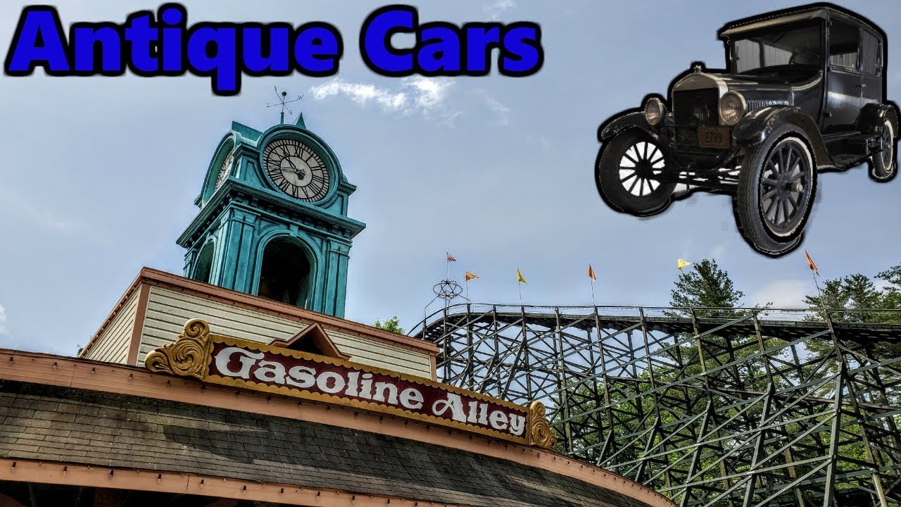 Driving Antique Cars / Knoebels Gasoline Alley - 2019