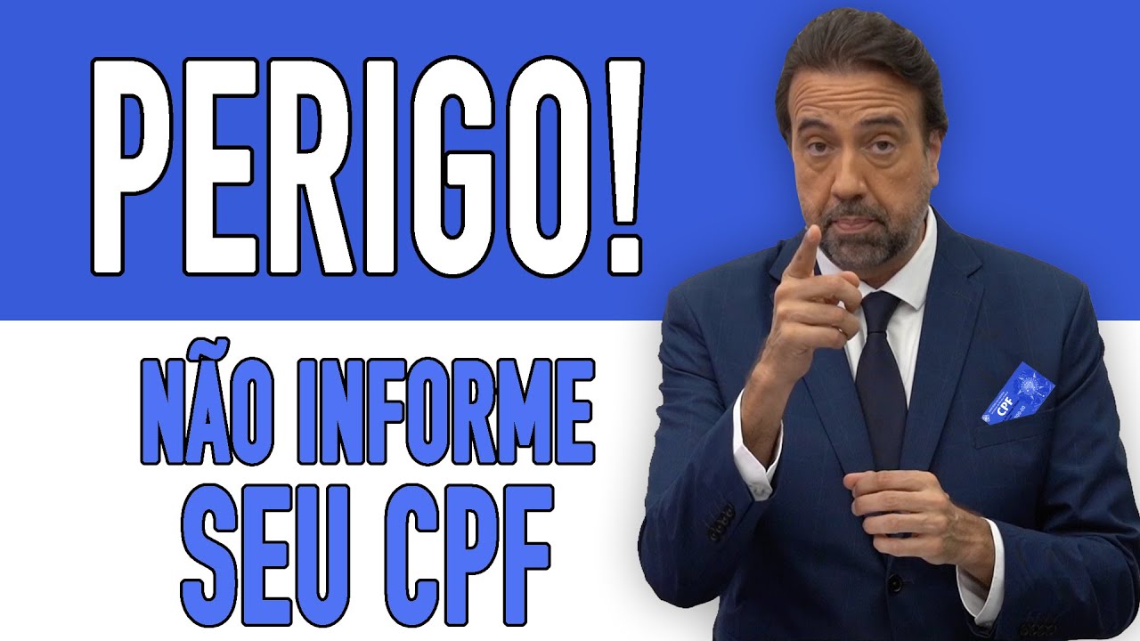 NÃO INFORME SEU CPF | JORGE LORDELLO
