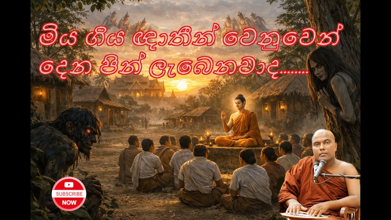මිය ගිය ඥාතීන් වෙනුවෙන් දෙන පින් ලැබෙනවාද Galigamuwe Gnanadeepa Thero