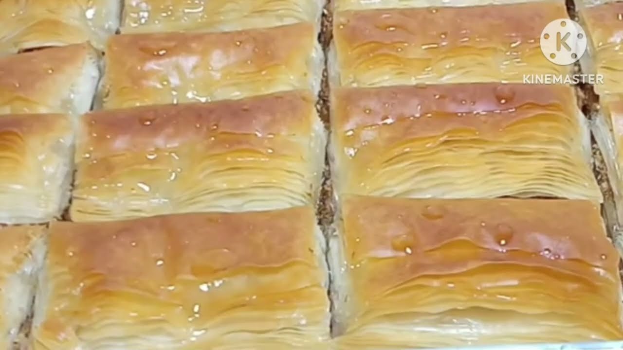 الجلاش الحلو بدون توريق بحشو الكنافه والمكسرات 💥 إقتصادية جدا وسهل وعلي قد الايد