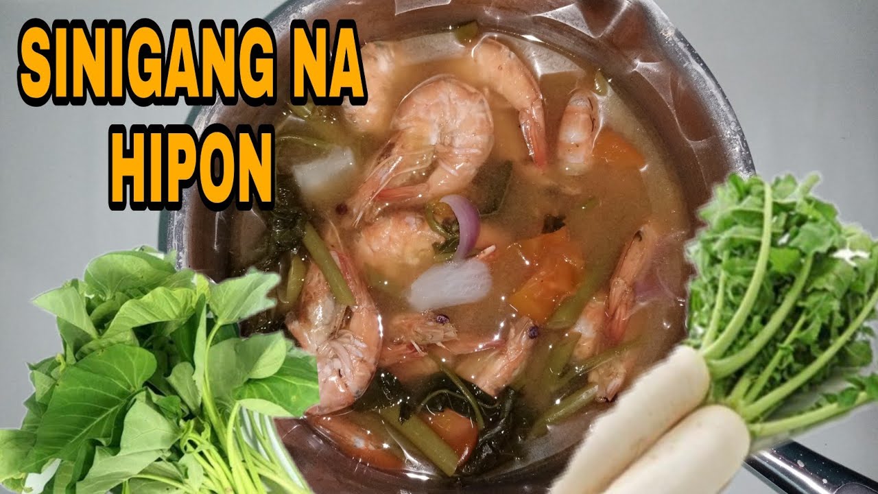 SINIGANG NA HIPON with labanos at kangkong || Home recipe || My Kusina Recipe