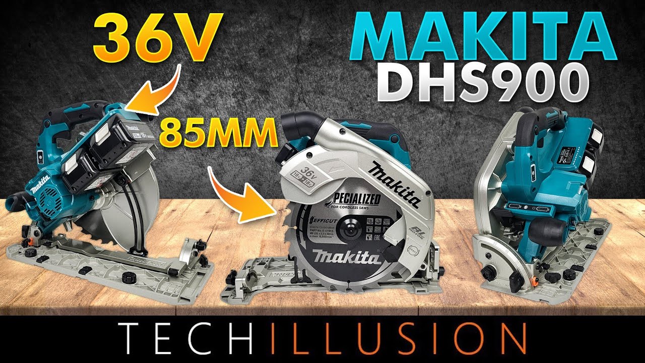 🔥BRUTALE POWER & 85mm!😨 - MAKITA 36V Akku Handkreissäge DHS900Z - Review & Test