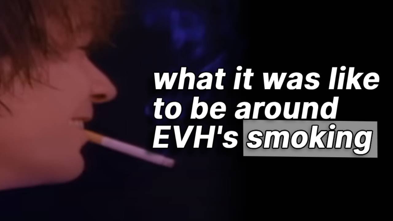 The Tragedy of Smoking Addiction for Eddie Van Halen | Steven Rosen and Nikos Katsikanis