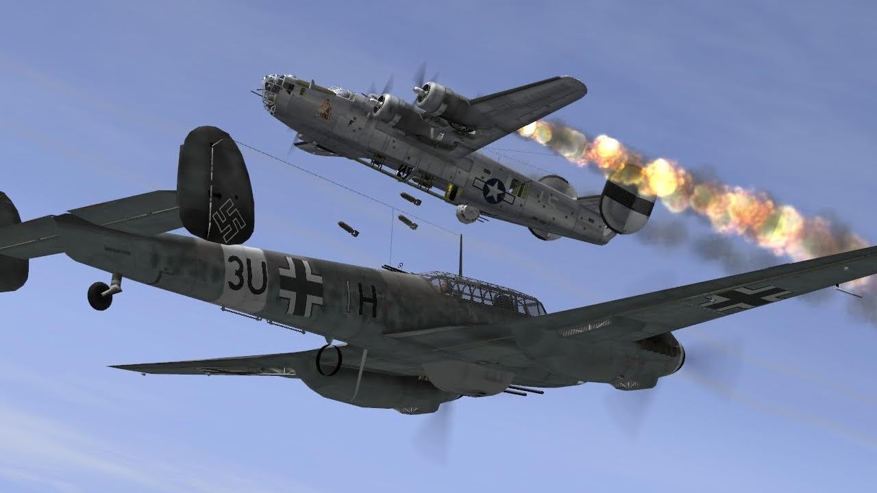 Full IL-2 1946 mission: Bf 110 Zerstörer