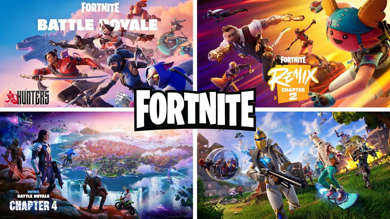 All Fortnite Cinematic Trailers in 4K | Chapter 1 to 6