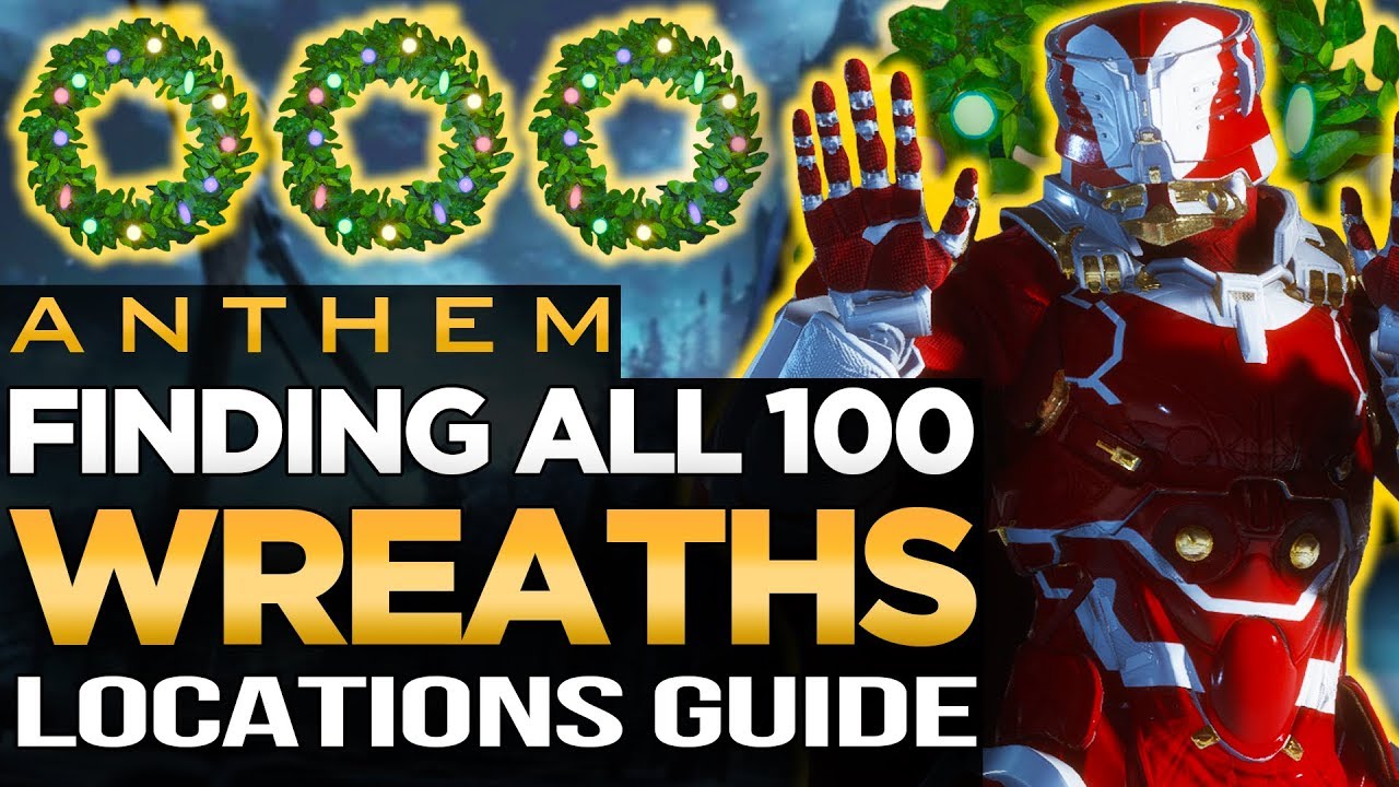 Anthem Icetide | ALL 100 Freeplay Wreaths Locations (4K)
