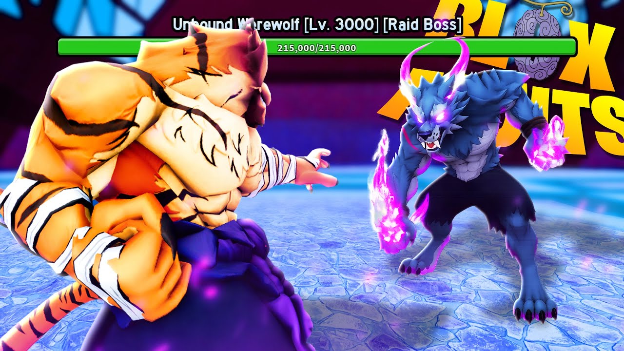 J'AFFRONTE LE NOUVEAU BOSS LOUP-GAROU sur BLOX FRUITS  !! (Blox Fruits #191)