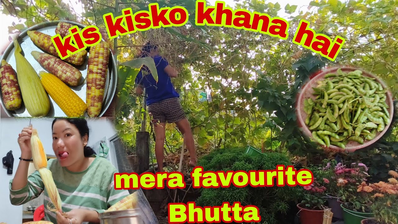 Mera favourite bhutta bahut dino ke bad khane ko mila hai aaj 😜 || Assam Mon ||