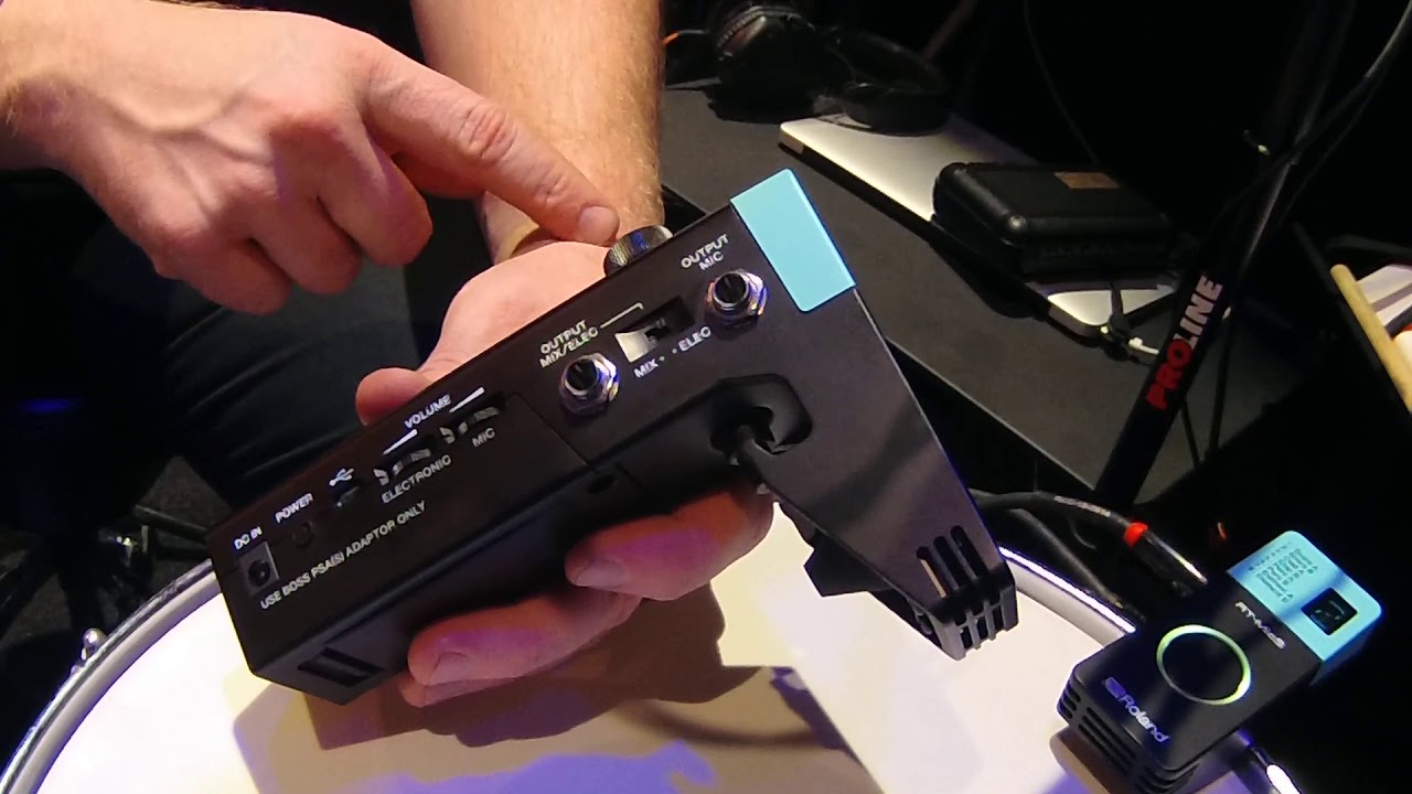 NAMM 2018 - Roland RT MICS Hybrid Drum Module and Trigger