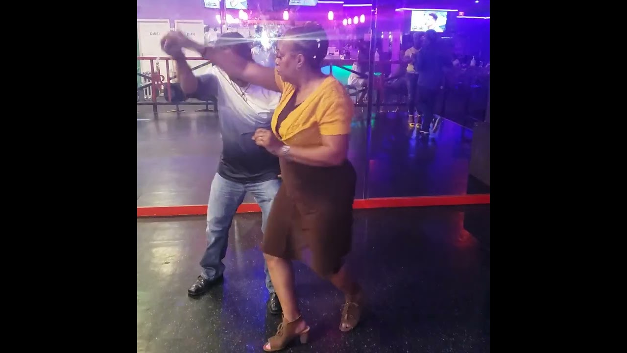 Just Steppin Ron Brown and Aurelia Petty -Owens getting a dance in at the Red Rooster. The Journey..