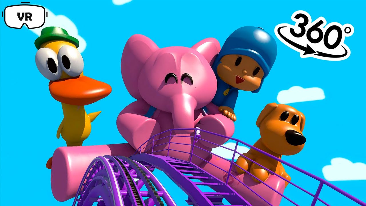 🎢Experience Pocoyo's Roller Coaster 360&deg; VR Video