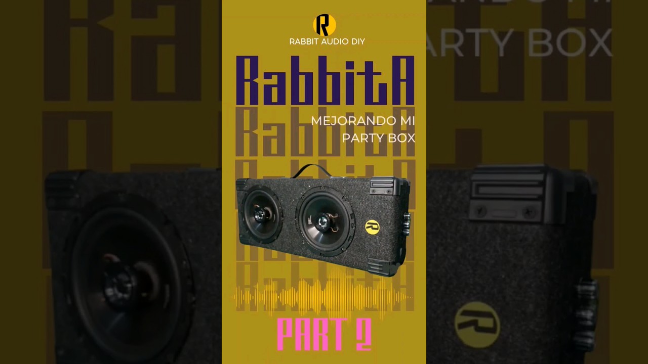 Party Box Bluetooth Portatil  Casero  #partybox #homemade #bocinabluetooth #bocinas #rabbitaudiodiy