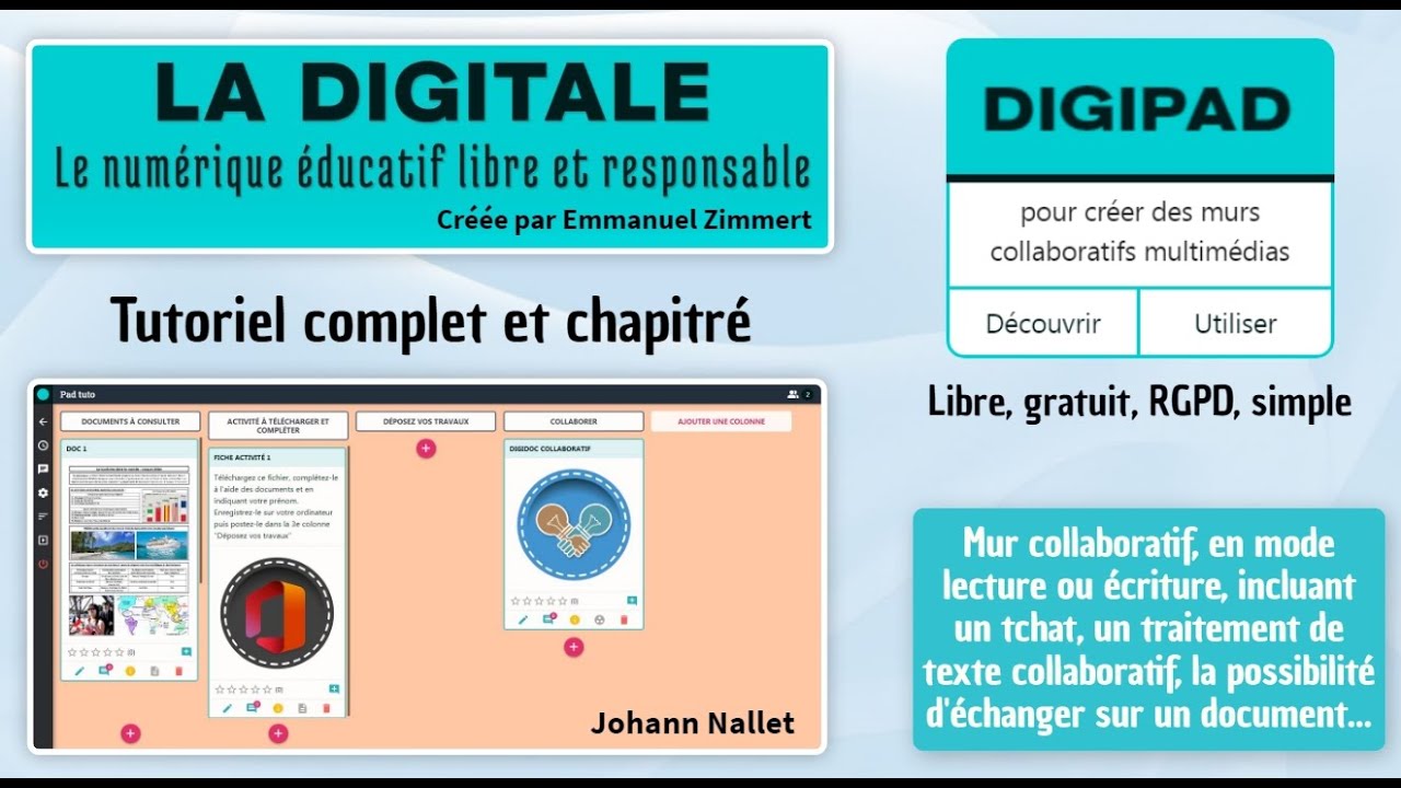 Tutoriel - Digipad (Ladigitale) (complet et chapitré)
