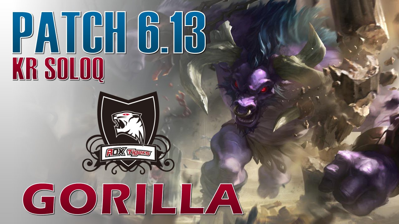 ROX Gorilla - Alistar Support - KR LOL Challenger 1102LP