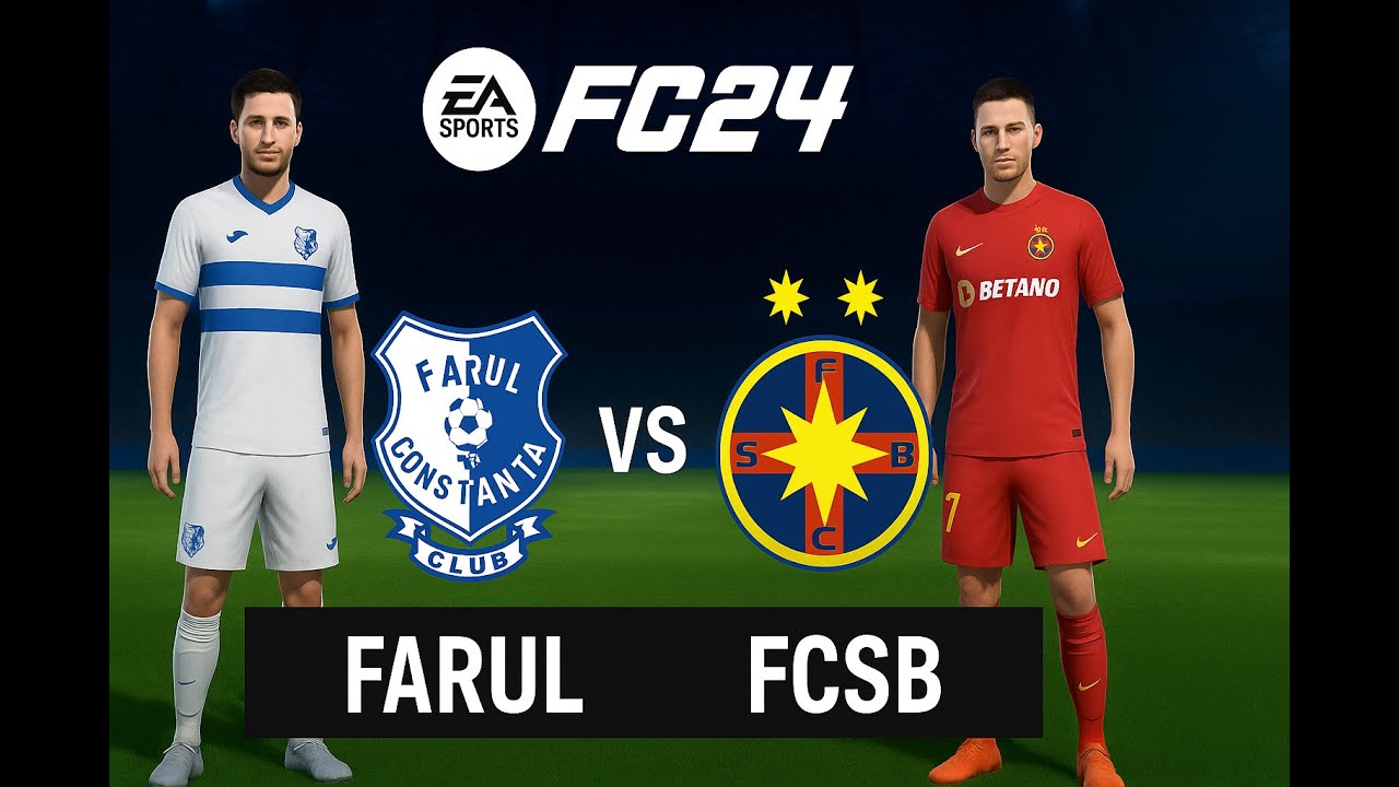 Farul vs FCSB 2025 SuperLiga Romania FC24 Matchday Clash | Full Gameplay #romania #superliga