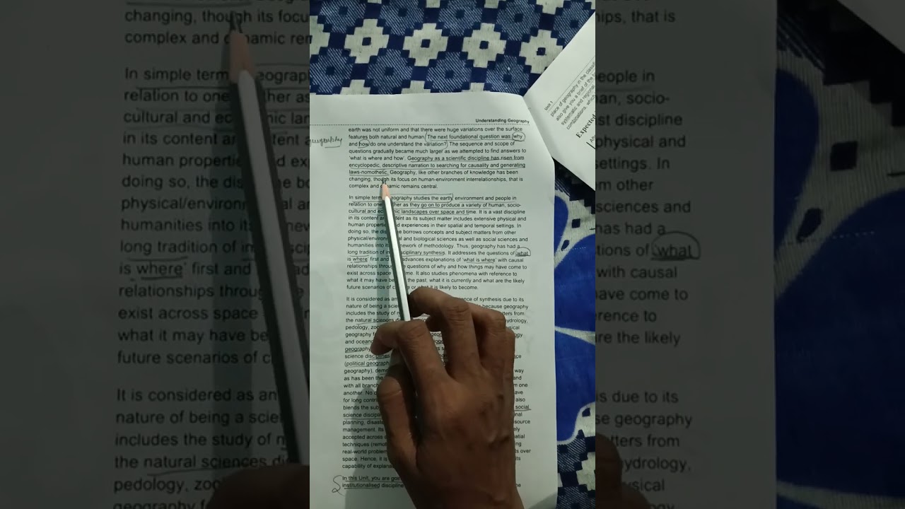 Introduction to geographical Thoughts- unit 1(Msc IGNOU)