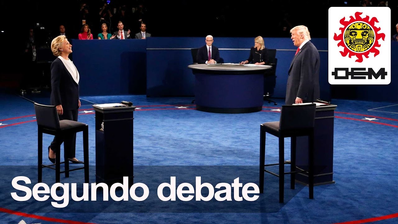 &iquest;C&oacute;mo fue el segundo debate entre Clinton y Trump?